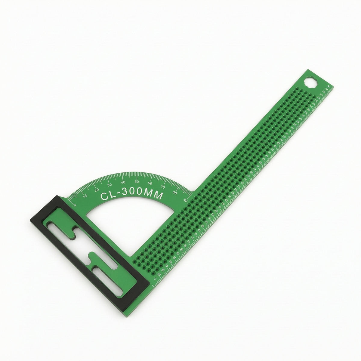 Woodworking Square Protractor Aluminum Alloy 90-Degree Angle Ruler with Protractor High Precision Carpentry Square