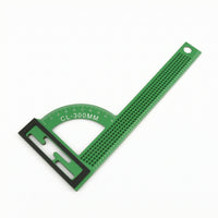 Woodworking Square Protractor Aluminum Alloy 90-Degree Angle Ruler with Protractor High Precision Carpentry Square