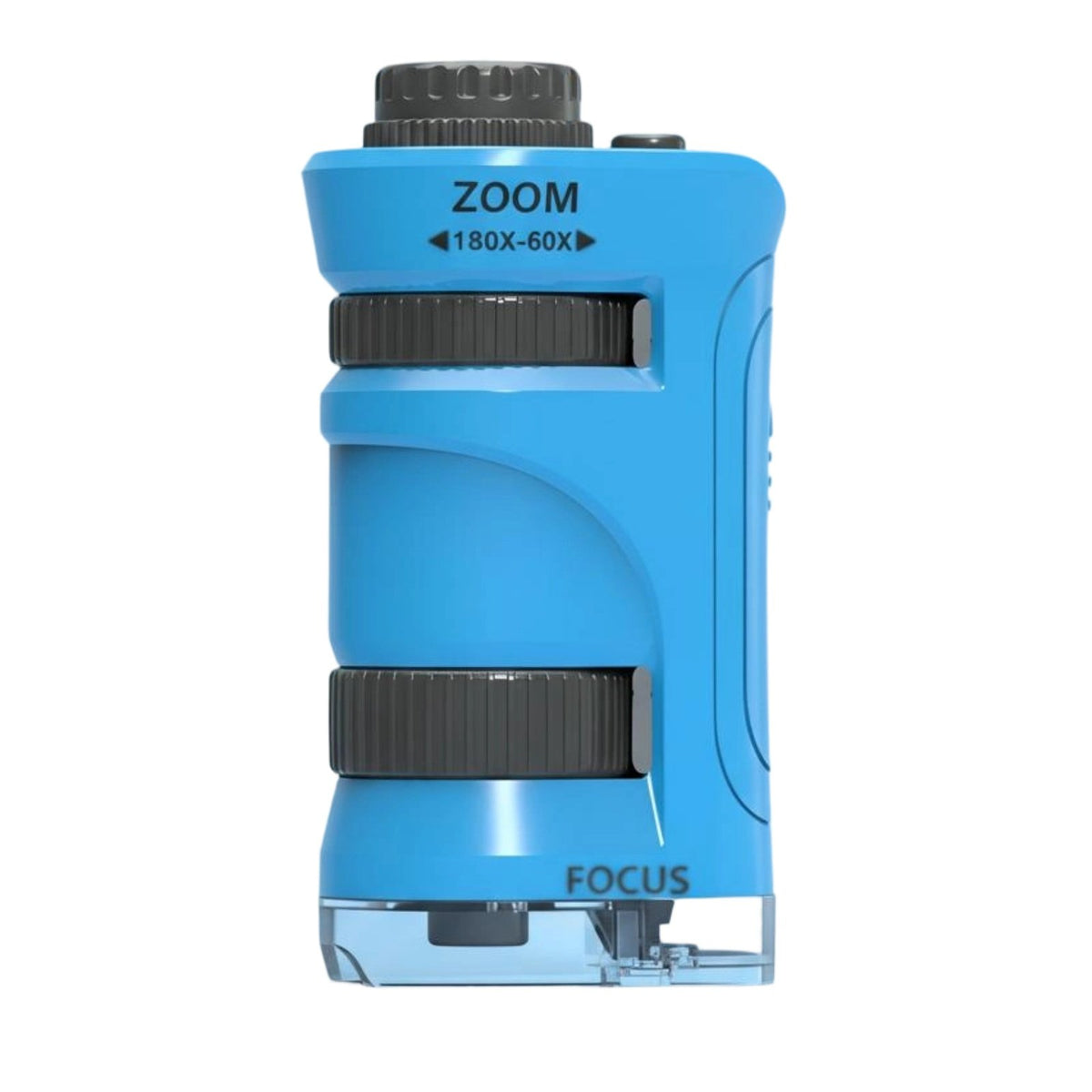 Handheld Science Microscope for Kids, Portable Magnifier, 60X-180X Adjustable, Educational Toy, Random Color