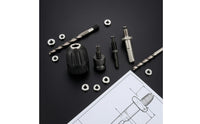 Metal Drill Chuck Kit Ribbed Self-Tightening Chuck Adapter Wear Resistant