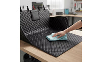 Car Pet Mat with Straps Waterproof Vehicle Cargo Pet Mat Area Protector Padded Cover for Travel