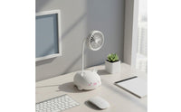 Portable and Compact Cartoon Creature Table Fan Quiet Operation Cute Creature Desk Fan Strong Airflow for Children, Office