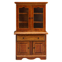 Dollhouse Cabinet Wooden Miniature Cupboard Realistic for Collectors, Hobbyists