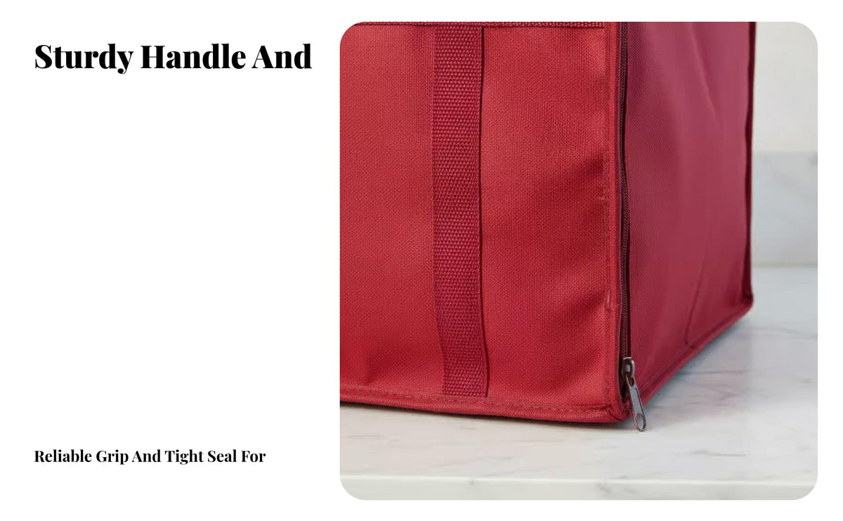 Thermal Insulated Pizza Delivery Bag Insulated Meal Carrier Bag Hot Food Transport for Caterers, Grocery Shopping, Picnic