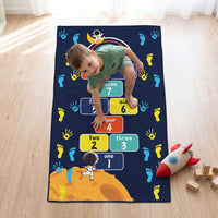 Kids Hopscotch Hand-Foot Coordination Play Mat Sensory Training Game for Indoor/Outdoor Fun