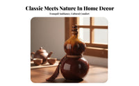 Gourd Shaped Vino Bottle Artistic Oven-Fired Glaze Gourd Shaped Vino Jar Ceramic Spirits Bottle Housewarming Gift