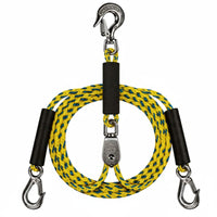Marine Tow Rope Heavy Duty Boat Tow Strap Stainless Steel Clips Docking Line for Boating, Watersports