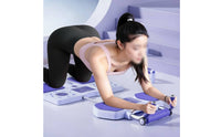 Pilates Reformer Full-Body Workout 3 in 1 Pilates Board Exercise Base for Beginners
