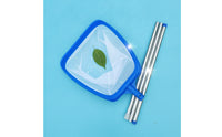 3-Section Leaf Skimmer with Stainless Steel Pole Easy to Store Pool Skimmer Net with Pole Rust-Resistant Fine Mesh for Swimming Pools, Spas, Ponds