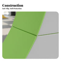 Kids Parkour Training Set Materials Soft Foam Obstacle Course Sturdy Frame Modular Climbing Blocks for Young Children, Kindergarten, Playroom, Gym