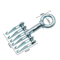 Dent Removal Puller with Six Prongs Spring-Loaded Dent Removal Repair Hook Claw Hook Multi-Prong Professional for Mechanics