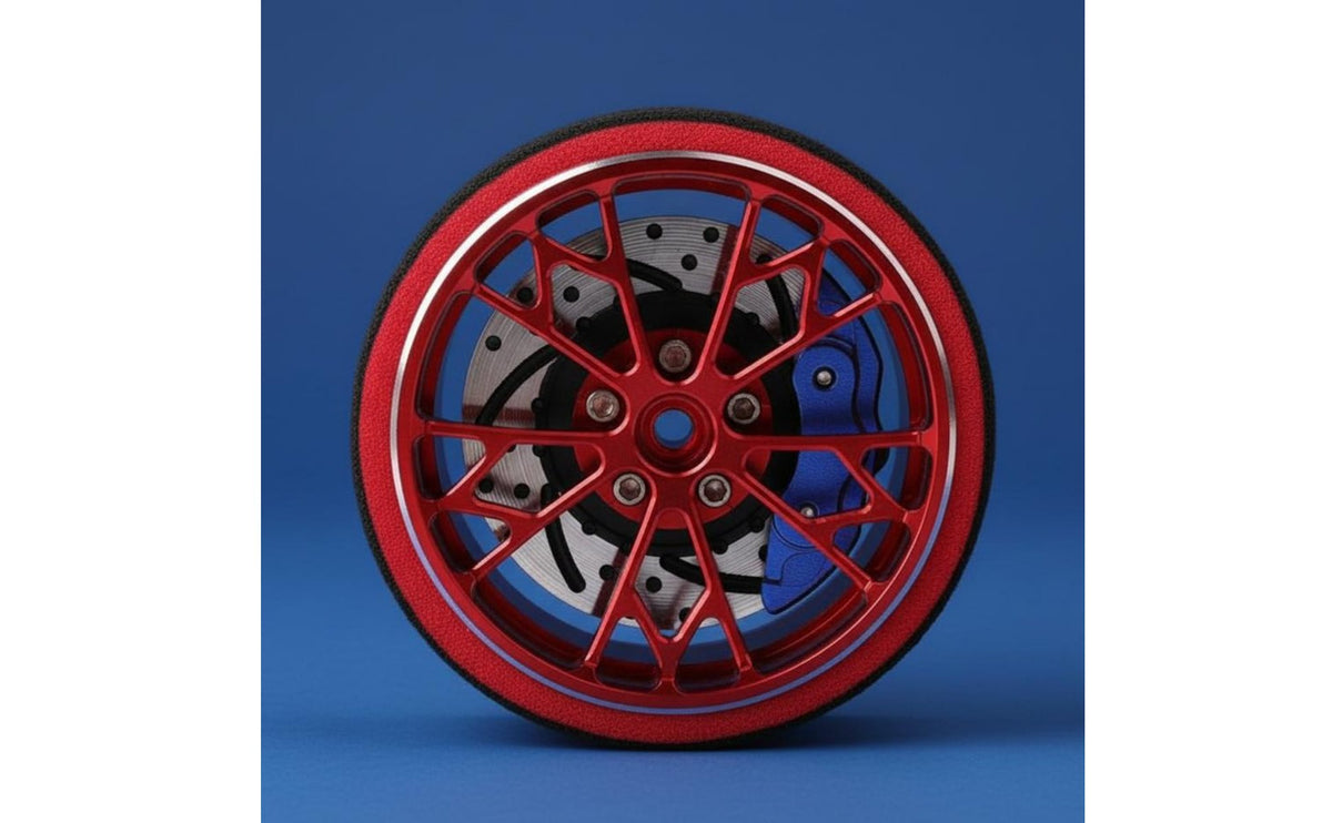 Easy Installation RC Transmitter Steering Wheel CNC Machined Wireless Control Metal Handwheel Split Design