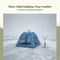 Outdoor Camping, Ice Fishing Tent, Fiberglass Frame Shelter