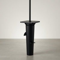 Umbrella Base with Locking Fins Stable Umbrella Ground Stake Rust-Resistant Hardware for Cafe