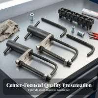 Iron GM Fuel Injector Tool Kit T-Handle Fuel Injector Assembly Remover Knurled Dark Dark-Toned Finish