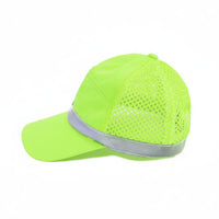 Reflective Baseball Sun Hat Protection High Visibility Cap for Outdoor