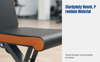 Sit Up Bench, Dumbbell Bench, Multi-Functional Foldable Fitness Chair, Abdominal Exercise Equipment, Adjustable Incline, Home Gym