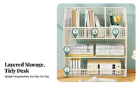 Multitier Book Rack Large Capacity Multi-Tier Book Rack Easy Assembly