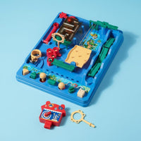 Marble Maze Game Interactive Maze Board with Marbles Child-Friendly Marble Run for Kids, Boys and Girls