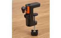 Easy to Install Desk Clamp with Dual Holes Padded Mounting Base with Screw Clamp Adjustable Audio Arm Base Compact for Livestreaming