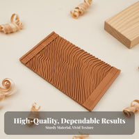 3 Pieces Wood Graining Tool Set Reusable Wood Graining Tool Set Easy to Use Texture for Painters, Crafters, Outdoor Undertakings, Fence Staining