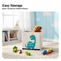 Cartoon creature Storage Cube easy-care CreatureThemed textile container Foldable for children