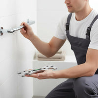 Multifunctional Lavatory Wrench Construction Multifunctional Faucet Wrench Multiple Sizes Shower Faucet Spanner for Home Repair