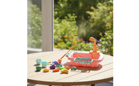 Circulating Play Sink with Fishing Toys Battery-Operated Toy Sink with Running Water Interactive Water Play Toy Child-Friendly for Preschoolers, Toddlers, Kids, Playroom, Preschool, Sensory Table