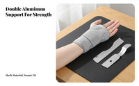 Wrist Brace with Metal Lightweight Design for Office Work, Athletes