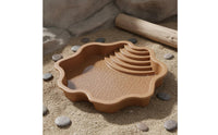Turtle Bathing Basin Safe Rounded Edges Tortoise Soaking Dish Stepped Amphibious Creature Pool Single-Piece Design for Vivarium