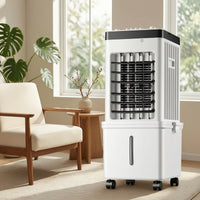 Mobile Portable Evaporative Air Cooler Compact Appliance for Living Room