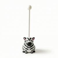 Toilet Brush with Holder Funny Animal Toilet Brush Stable for Bathroom