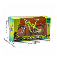 Collectible Mountain Bike Model Detailed Miniature Cycle Compact Alloy Cycle Toy Exquisite for Desk Ornament, Playroom
