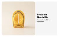 Compact Stainless Steel Egg Cutter Even Slices Egg Cutter with Plastic Base Long-Lasting Material
