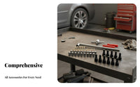 54pcs Car Tire Valve Repair Kit Multifunctional Tire Valve Stem Tool Kit for DIY Hobbyists, Mechanics, Home Garage, Roadside Emergency