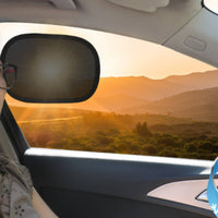 Car Sunshade Static Cling Mesh Window Shade Car Window Screen Adhesive-without Magnets-Simple Installation for Drivers