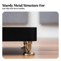 Non-Slip Floor Speaker Spike Base Adjustable Shock Absorption Speaker Base Heavy Duty Subwoofer Isolation Stand High Load Capacity 150kg for Audiophiles, High-Fidelity Enthusiasts, Home Theater, Listening Room, Recording Studio