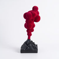 Mountain Sculpture Modern Mountain Decor Compact Volcanic Eruption Ornament for Art Collectors, Living Room