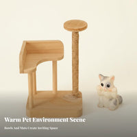 Realistic Intricate Dollhouse Cat Tree Photography Prop Miniature Cat Scratching Post Cute Design for Adults, Miniature Scene S