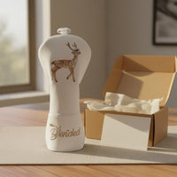 Shielding Embroidered Deer Headcover Synthetic Leather Course Wood Cover Secure Fit for Golfers