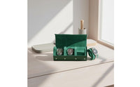 3-Compartment Watch Box Handmade Hexagonal Watch Travel Case Scuff Resistant Waterproof for Men