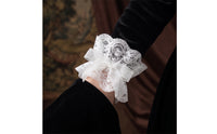 Collar and Cuffs Set Vintage-Inspired Lace Collar with Cuffs Neck Ruff Theatrical for Cosplayers, Cosplay, Costume Parties