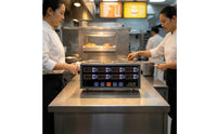 Countertop 8-Channel Digital Timer Compact Multiple Channel Timer Plug-in Type for Restaurant