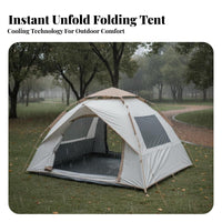 Waterproof Automatic Camping Tent Windproof Design Instant Quick-Setup Tent Wind Resistant Automatic Sun Shelter Protection for Families, Beginners, Overnight Trips, Picnics, Backyard, Beach