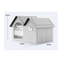 Cat Cooling House with Aluminum Plate Summer Pet Cooling House with Ice Packs Enclosed Thickened for Cats, Indoor