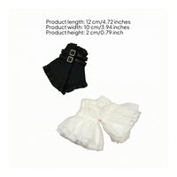 Dark-Themed Doll Outfit Ruffled Toy Clothing Costume-Like