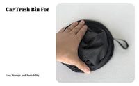 Foldable Car Trash Can Versatile Foldable Car Trash Can Multipurpose Foldable Vehicle Storage Bag for Drivers, Commuters, SUV, Truck, Travel