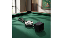 Compact Pool Chalk Holder with Retractable Cord Keychain-Style Chalk Holder with Retractable Cord Attach-on Accessories Convenient