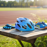Color Changing Kids Bike Helmet Ventilated Balance Bike Helmet Vented Safety Gear Shock Absorbing for Roller Skating, Skateboarding