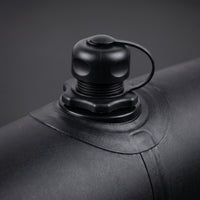 Inflation Fitting with Tethered Cap Black Inflation Fitting Easy to Turn Replacement Air Valves for Surfing Kites